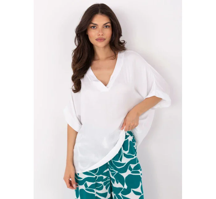 Bluzka TW BZ BI model 21190982 biały - FPrice Bluzka TW BZ BI model 21190982 biały - FPrice