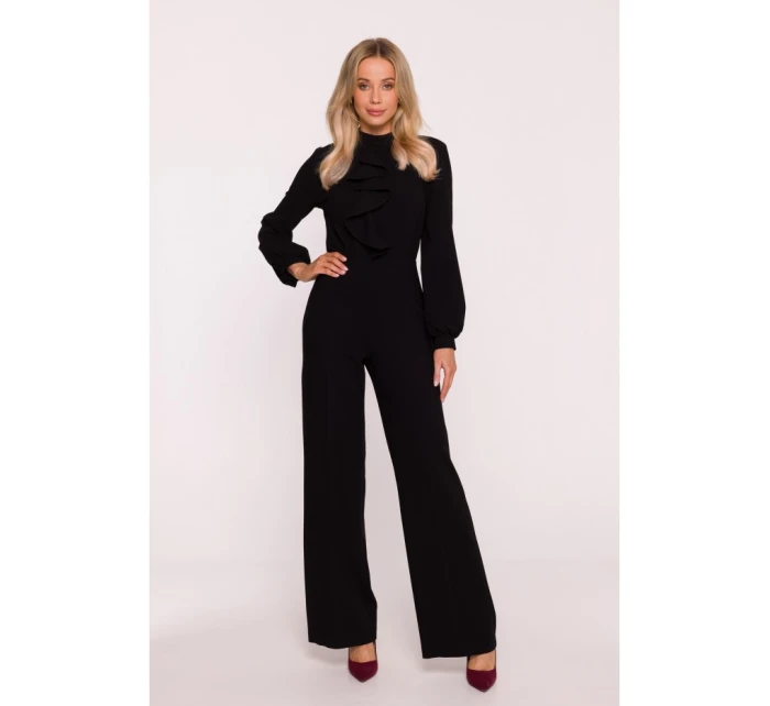 S420 Kombinéza s volánem - černá