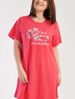 Dámská noční košile s krátkým rukávem Casandra