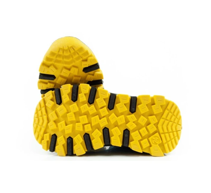 model 21420770 dětské zimní kotníkové boty zateplené nepromokavé modré - Leomil