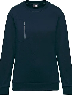 WK WK 403 Pracovní mikina "Day-to-Day" 20.W403 navy/silver