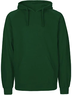 Neutral O 63101 Pánská mikina s kapucí z bio bavlny 77.6311 bottle green