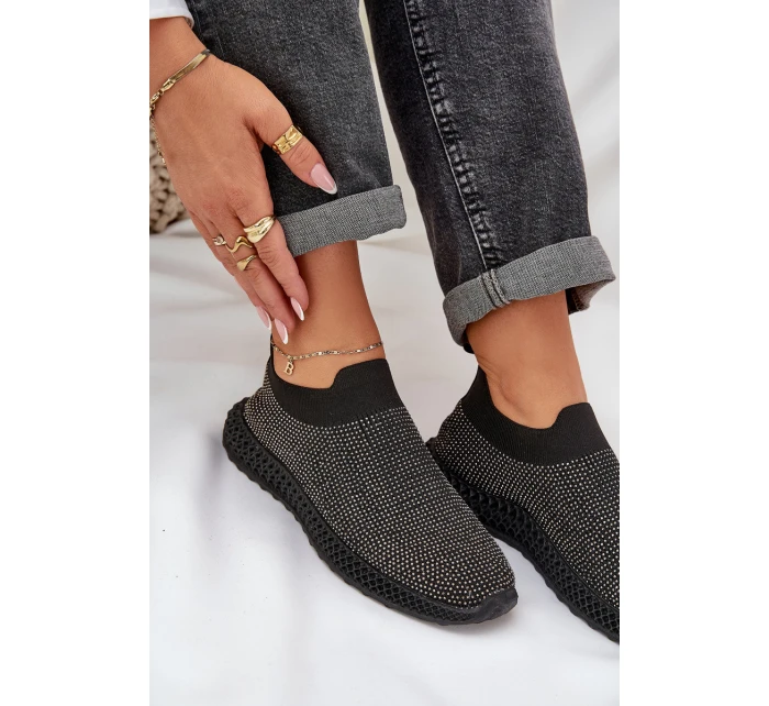 Dámské Sportovní Boty Se Zdobením D&A TW121 Černé