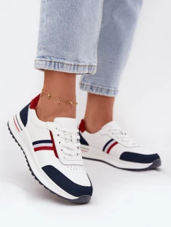 Dámské kožené sportovní boty modré model 21708095 - EVENTO