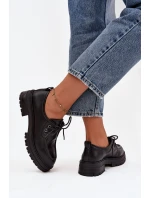Dámské polobotky z eko kůže Adrelle – černé
