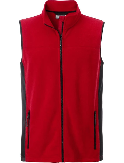 Daiber JN 856 Pánská pracovní fleecová vesta - Strong 02.0856 red/black Daiber JN 856 Pánská pracovní fleecová vesta - Strong 02.0856 red/black