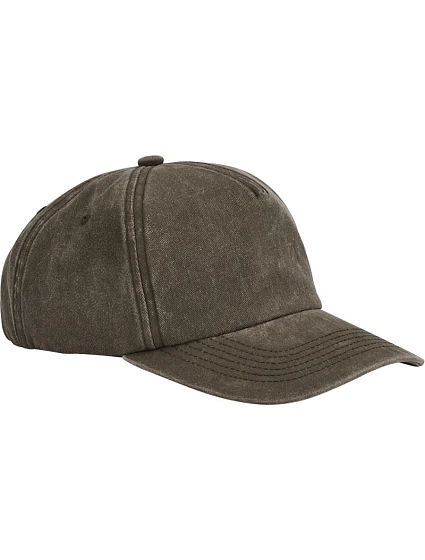 Beechfield B 657 5 panelová vintage kšiltovka "Relaxed" 53.0657 vintage brown Beechfield B 657 5 panelová vintage kšiltovka "Relaxed" 53.0657 vintage brown