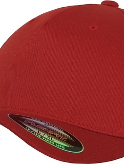 Flexfit 6560 5 panelová Flexfit kšiltovka 55.6560 red