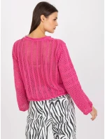 Sweter LC SW model 21091659 ciemny różowy - FPrice