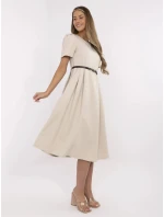 Šaty MI SK A2328.41 béžové Šaty MI SK A2328.41 béžové