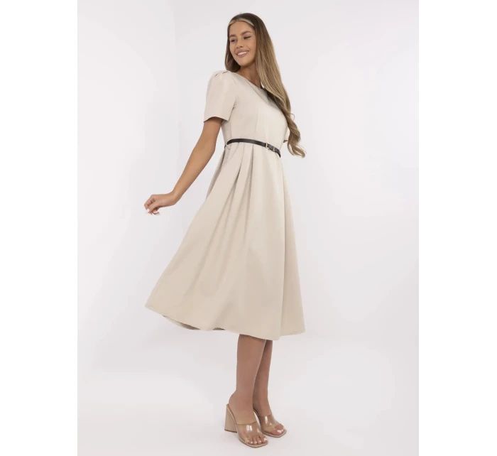 Šaty MI SK A2328.41 béžové Šaty MI SK A2328.41 béžové