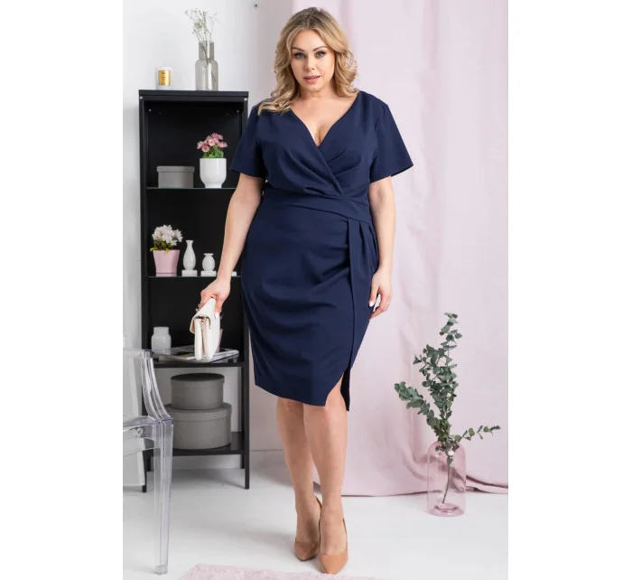 Dámské šaty model 18587035 modré - Karko