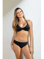 Dvoudílné plavky Elena 50/G černo-stříbné - Etna