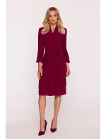 Dámské šaty S415 Bordó - Stylove