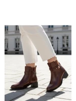 Boty na podpatku model 222371 Solea Boty na podpatku model 222371 Solea