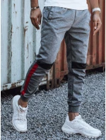 Pánské tepláky se stahovací šňůrkou antracitové UX4449