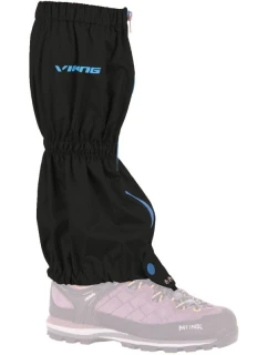 Nepromokavé trekingové kamaše Viking Volcano se stahovacím lemem nahoře černé (850/19/6743/15)