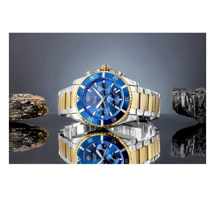 Pánské hodinky Giewont Chronograph Sapphire Multicolour GW3970-B5