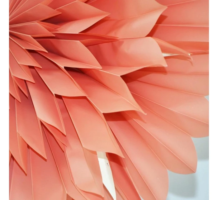 DEKORATIVNÍ ZÁVĚSNÁ PAPÍROVÁ HVĚZDA 3D 50CM RŮŽOVÁ