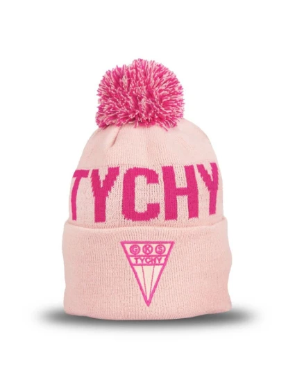 Zimní čepice GKS Tychy - růžová