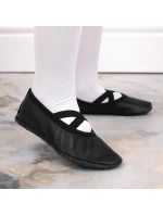 Dívčí kožené baleríny černé model 17296811 - Nazo Dívčí kožené baleríny černé model 17296811 - Nazo