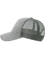 Atlantis Headwear Rapper Suede-S 5 panelová Trucker kšiltovka 33.0261 grey Atlantis Headwear Rapper Suede-S 5 panelová Trucker kšiltovka 33.0261 grey