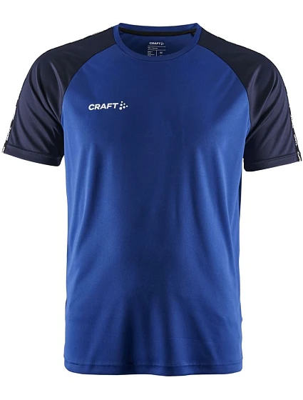Craft Teamwear Squad Go Contrast Jersey M Pánské kontrastní sportovní tričko 82.2725 club cobolt/navy Craft Teamwear Squad Go Contrast Jersey M Pánské kontrastní sportovní tričko 82.2725 club cobolt/navy