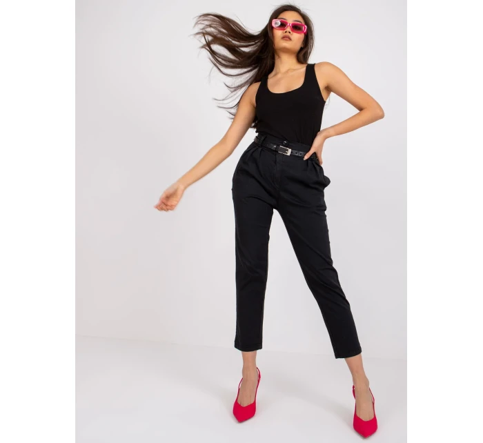 Spodnie DHJ SP model 20961811 czarny - FPrice Spodnie DHJ SP model 20961811 czarny - FPrice