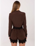 Szorty IT SN model 21799728 ciemny brązowy - FPrice Szorty IT SN model 21799728 ciemny brązowy - FPrice