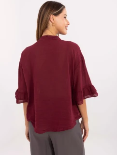 Koszula MI KS model 21219765 bordowy - FPrice