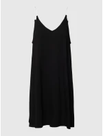 Dámská krátká noční košile s ramínky model 18354425 001 černá - DKNY Dámská krátká noční košile s ramínky model 18354425 001 černá - DKNY