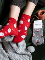 Steven ponožky art.136 Vánoční dámské 35-40