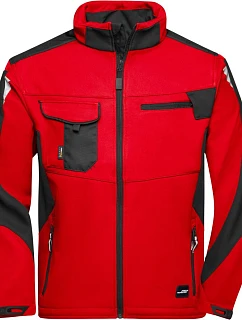 JN Pracovní letní softshellová bunda Strong 02.0 red/black model 22491963 - Daiber