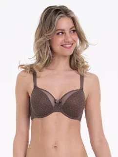 Eve podprsenka s kosticí výztuž DeltaPad 5209 truffle - RosaFaia