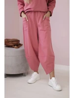 Bavlněná mikina kalhoty set malina Bavlněná mikina kalhoty set malina