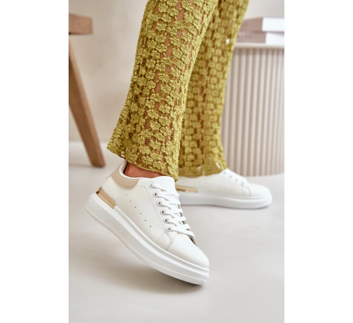 Nízké dámské tenisky na platformě z ekokůže model 21667633 - Boto Nízké dámské tenisky na platformě z ekokůže model 21667633 - Boto