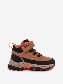 Dětské zimní boty na suchý zip Big Star model 21706132 Hnědé - Big Star Shoes