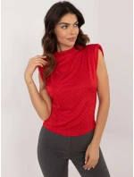 Halenka DHJ BZ model 20606039 červená - FPrice Halenka DHJ BZ model 20606039 červená - FPrice