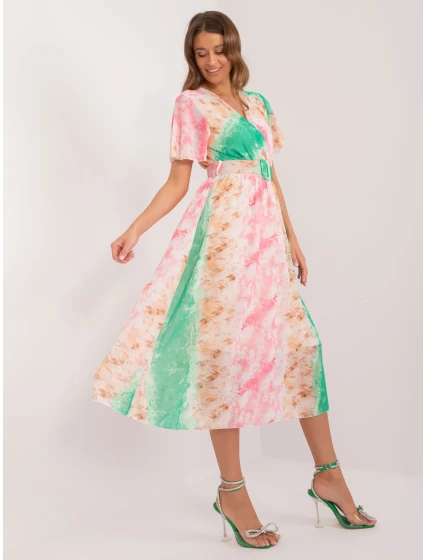 Sukienka DHJ SK jasny różowy model 20095263 - FPrice Sukienka DHJ SK jasny różowy model 20095263 - FPrice