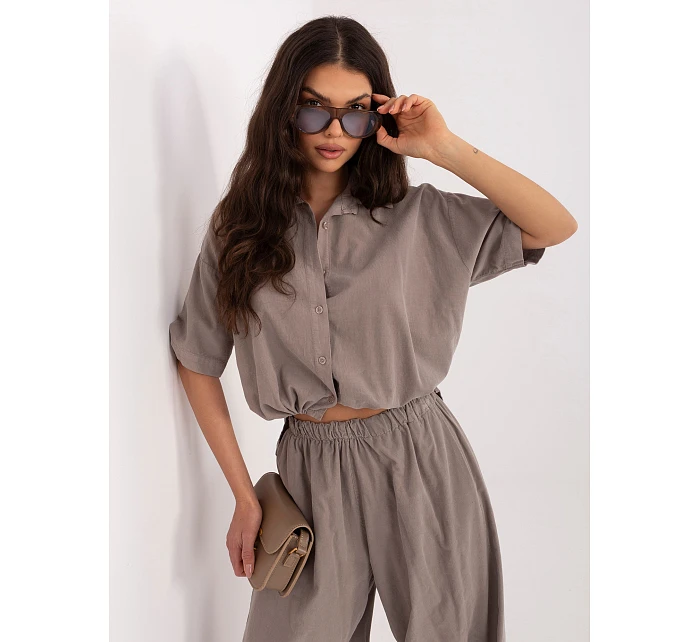 Koszula IT KS model 22047081 ciemny bezowy - FPrice