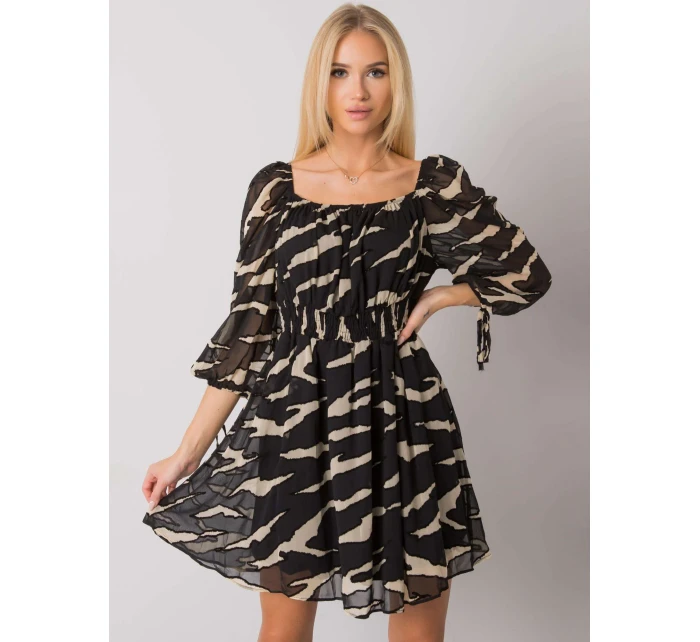 Šaty LC SK 22K 3040.19P černobílý