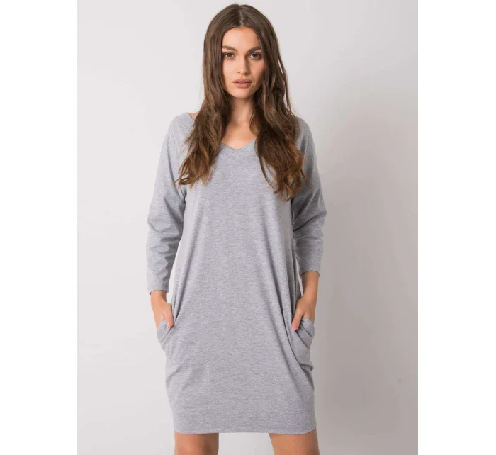Šaty RV SK 6838.43 šedé Šaty RV SK 6838.43 šedé