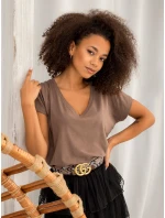 Tričko RV TS 4832.11P hnědé