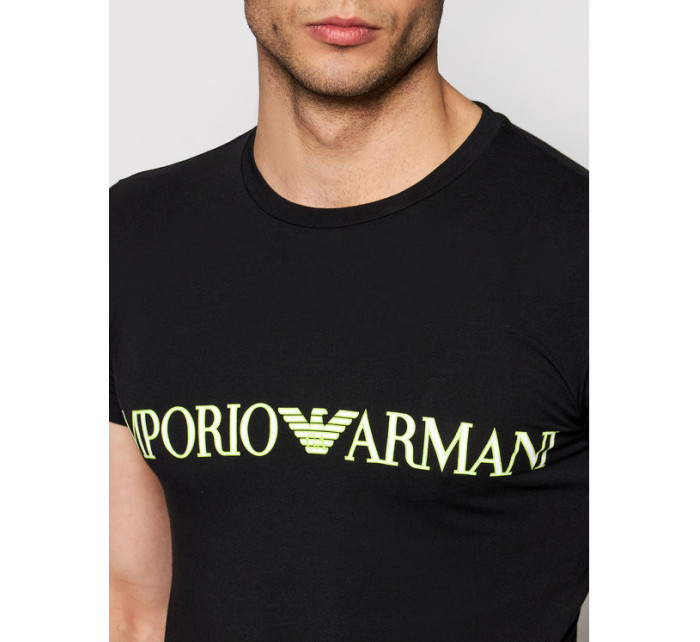 Pánské tričko 111035 1P516 00020 černá - Emporio Armani