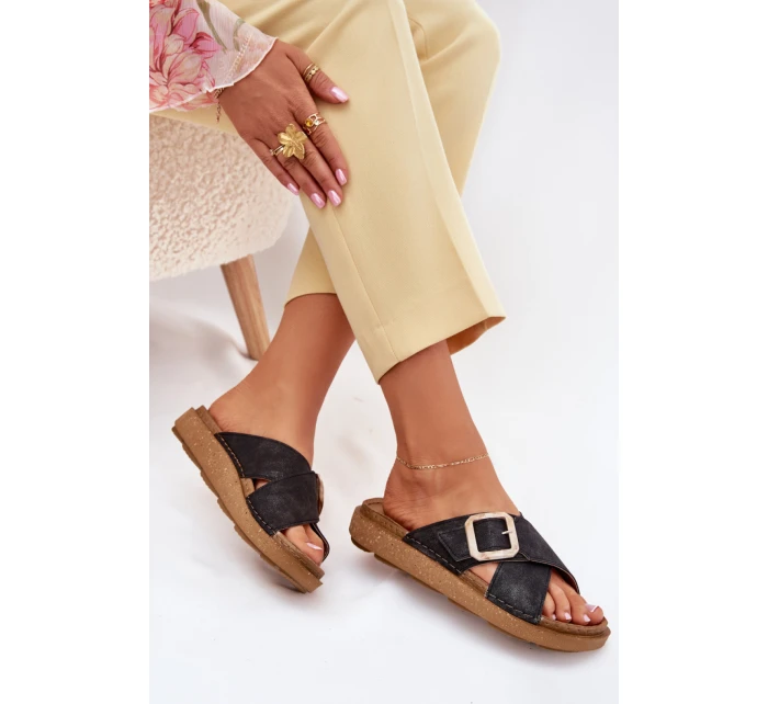 Pantofle model 215683 Step in style Pantofle model 215683 Step in style