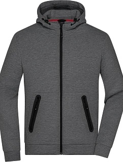 JN Pánská bunda s kapucí 02. dark melange model 22530517 - Daiber