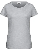Daiber 8007 Dámské tričko z bio bavlny 02.8007 grey heather Daiber 8007 Dámské tričko z bio bavlny 02.8007 grey heather