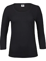TJ 460 Dámské elastické tričko s 3/4 rukávem model 22497105 black - Tee Jays
