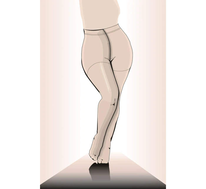 Plus Size 20 DEN model 20954075 kolor:light natural - Fiore