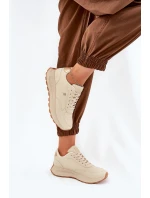 Lehké Sportovní Boty Dámské Big Star model 21690790 HIPOLY SYSTEM Béžové - Big Star Shoes Lehké Sportovní Boty Dámské Big Star model 21690790 HIPOLY SYSTEM Béžové - Big Star Shoes